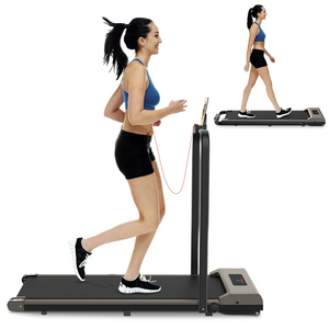 Folding Treadmill, Under Desk Treadmill, Walking Jogging Machine for Home Office